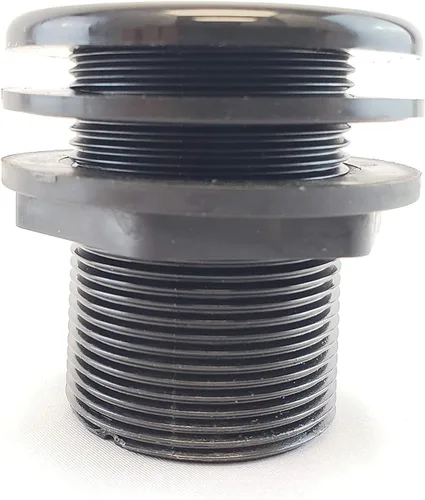 Vista 3 de LIFEGARD Aquatics Kit de mamparo de doble rosca para acuarios de peces, PVC resistente a los impactos, incluye montaje de mamparo, junta, tuerca