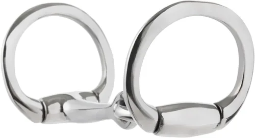 Vista 2 de Weaver Equine Eggbutt Snaffle Bit, 3.5" Pony miniatura