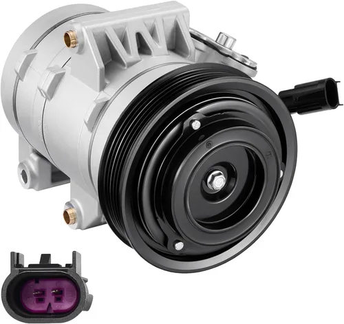 Vista 27 de BDFHYK Compresor de aire acondicionado con embrague compatible con Ford F-250 F-350 Super Duty 6.2L 2017-2019, F-450 F-550 Super Duty 6.8L