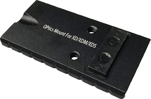 Vista 2 de Ade Advanced Optics Crusader RD3-009 - Mira refleja de puntos rojos + placa de montaje óptica para pistola Springfield XD, MOD.2, XDM, XDS, XDE