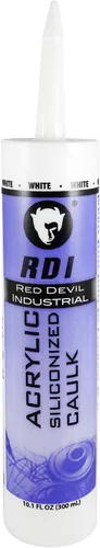 Vista 14 de Red Devil 08462I RD Pro Sellador acrílico siliconizado de grado de construcción, 10.1 onzas, almendra