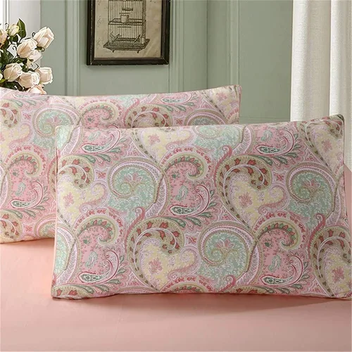 Vista 103 de ABREEZE Juego de funda de edredón tamaño individual con cierre de botón, 100% algodón egipcio, juego de ropa de cama floral de granja, color rosa, 3