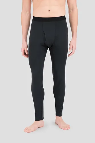 Vista 2 de Terramar Pantalones de forro polar militares para hombre Negro