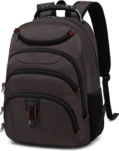 Vista 28 de Mochila para laptop Boavan para hombres (Negro, 15.6), Rosa(Amour Pink), Elegante