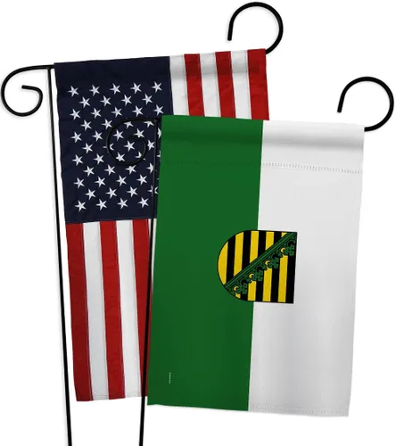 Vista 8 de Saxony Garden Flags Pack Regional Germany States Central Europe Territory Old History Country Particular Area Support Our Troops Small Gift Yard