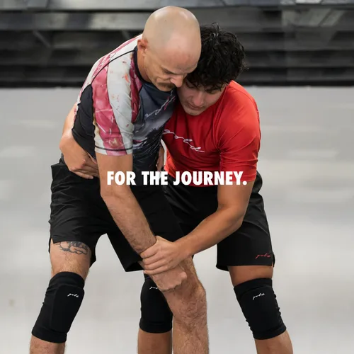 Vista 6 de Gold BJJ Rodilleras para Jiu Jitsu, Wrestling y MMA - Juego de 2 (pequeño)