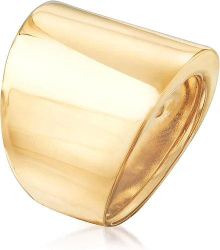 Vista 3 de Ross-Simons Italian 14kt Yellow Gold Wide Polished Ring