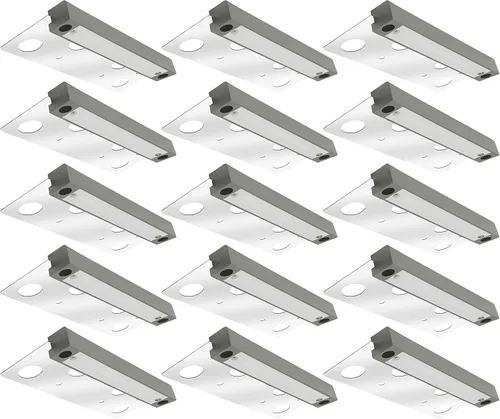 Vista 15 de GKOLED Luz Hardscape, luces de pared de pavimentadora, iluminación de paso de 6.8 pulgadas, chips LED integrados de 4 W 2700 K, carcasa de aluminio