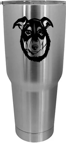 Vista 115 de Cairn Terrier - Vaso grabado con temática de perro, 30 onzas