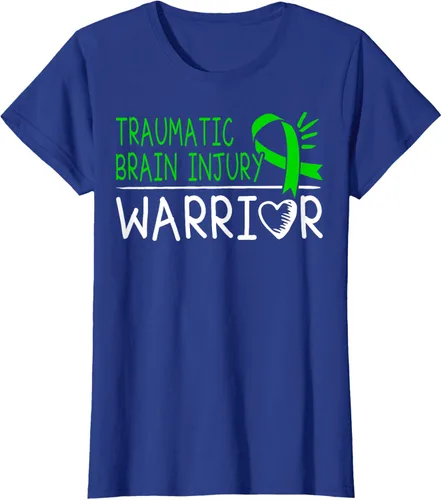 Vista 46 de Camiseta de lesión intracraneal - Camiseta de conciencia TBI, Negro, S
