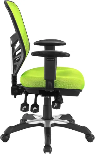 Vista 21 de Modway EEI-757-BLK Silla de oficina ergonómica articulada de malla en negro Color negro.
