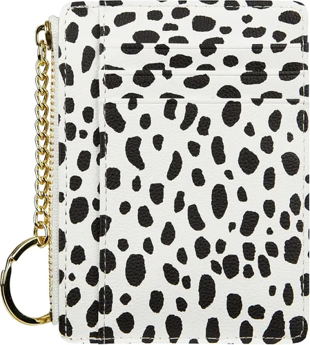 Vista 2 de Cartera minimalista para mujer, 8 tarjetas, monedero, monedero, bolsillo frontal, Casual