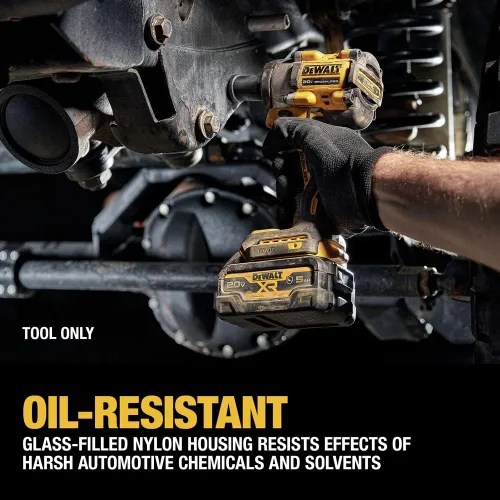 Vista 8 de DEWALT ATOMIC 20V MAX* 1/2 pulg. Llave de impacto inalámbrica con yunque con pasador de retención (solo herramienta) (DCF922B)