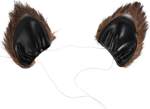 Vista 4 de Kit de accesorios para disfraz de gato zorro lobo orejas y cola