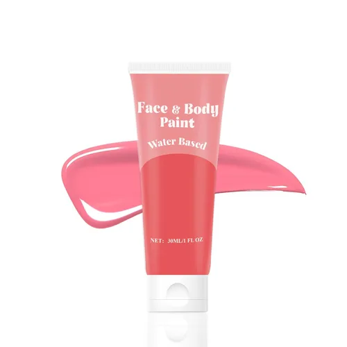 Vista 11 de Pintura facial blanca crema a base de agua para Halloween Cosplay payaso Blanco