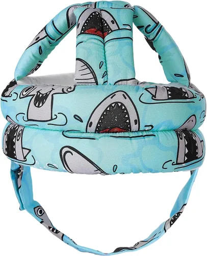 Vista 15 de Protector de Cabeza para Bebé Casco de Seguridad Ajustable para Niños Pequeños, Cojín Protector para la Cabeza Anticolisión con Cierre de Gancho
