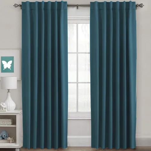Vista 11 de H.VERSAILTEX Cortinas Opacas con Aislamiento Térmico, Paneles de Tratamiento de Ventanas que Oscurecen la Habitación, Cortinas Opacas para Sala