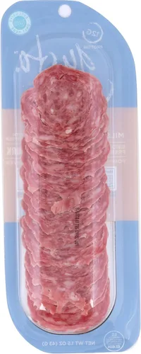 Vista 4 de GUSTO Paquete de bocadillos de salami de Génova en rodajas, 1.5 onzas