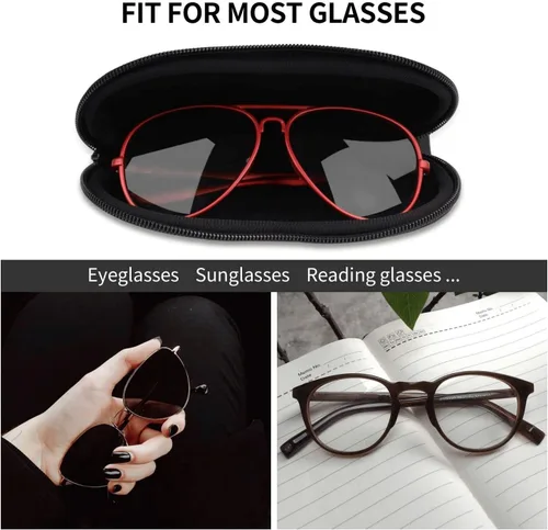 Vista 4 de Estuche para lentes de sol, diseño de arándanos, suave, delgado, ligero, de neopreno, con cremallera, organizador para mujeres y hombres