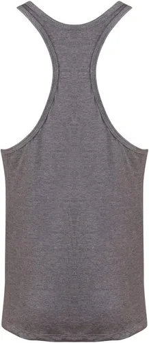 Vista 4 de Gold's Gym 2016 Muscle Joe Premium Stringer Chaleco Hombres Fitness Entrenamiento Gimnasio Y-Back Tank Top Gris Marga Grande