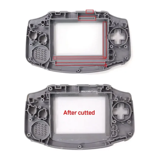 Vista 5 de HISPEEDIDO NDSI GANi LCD Screen Replacements Kits, Backlit Display HDMI Converter Adapter Accessories Sets Compatible with GBA Game Boy Advance