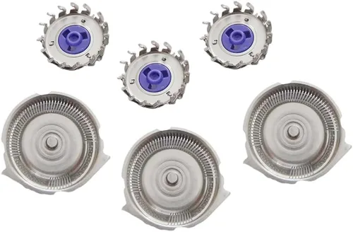 Vista 9 de Cabezales de repuesto genéricos para afeitadoras Norelco Philips HQ6 Quadra Action Modelos: 7886XL, 7885XL, 7867XL, 7866XL, 7865XL, 7845XL, 7845XL