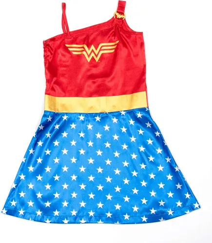 Vista 2 de DC Comics Big Wonder Woman de las niñas Strappy camisón