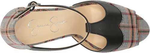 Vista 5 de Jessica Simpson Danny 10 Sandalias con plataforma de tacón de bloque impreso para mujer