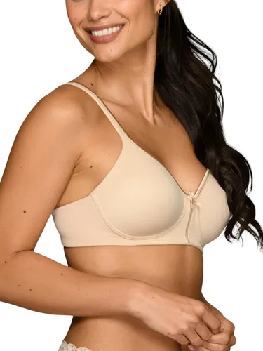 Vista 2 de Vanity Fair Womens Bra with 2-Way Convertible Straps, Body Caress Full Coverage, Lightly Lined Cups Up to Dd