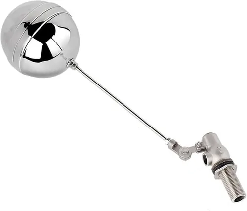 Vista 5 de Adjustable 304 Stainless Steel Float Ball Valve, 1/2 Inch Water Level Controller for Water Tanks and Towers(1/2inch 30mm)