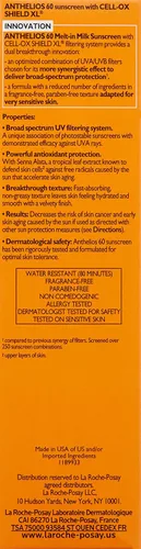 Vista 8 de La Roche-Posay Anthelios Melt-In Milk Protector solar SPF 60, protector solar para cuerpo y cara, amplio espectro SPF + antioxidantes, sin aceite