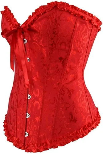 Vista 2 de EVAbaby Corsé sexy con huesos florales para mujer, corsé moldeador de cuerpo