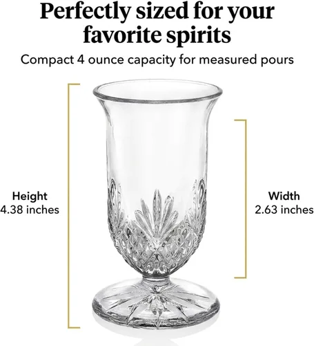 Vista 8 de Godinger Vasos de whisky, Dublín, 4oz - Juego de 4