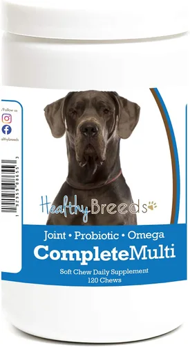 Vista 14 de Healthy Breeds Affenpinscher todo en uno multivitamínico suave masticable 120