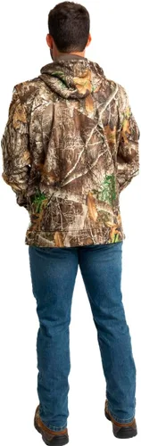 Vista 5 de Realtree Sudadera con capucha de camuflaje de peso medio y sherpa para hombre