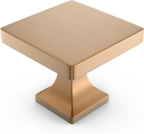 Vista 9 de Homdiy Paquete de 5 tiradores para gabinete color negro mate, manijas de zinc de aleación para cajones y aparadores, accesorios de cocina