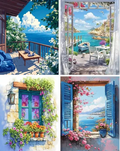 Vista 6 de Euibziy Diaomnd Kits de Pintura de Diamantes para Adultos DIY 5D Redondo Taladro Completo Coche Arte de Diamantes Pintura de Diamantes para Adultos