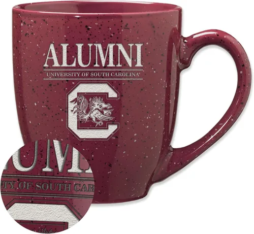 Vista 84 de Rico Industries NCAA Illinois Fighting Illini Alumni - Taza de café de cerámica moteada grabada con láser de 16 onzas