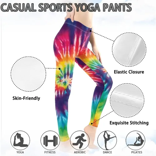 Vista 5 de Leggings de entrenamiento Galaxy de longitud completa, pantalones de yoga de talla grande para mujer, leggings de cintura alta para deportes y correr