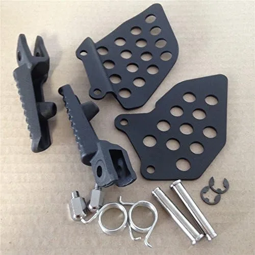 Vista 3 de HONGK - Soporte de clavijas de pie delantero negro compatible con Cbr600Rr Rr 2007 2008-2011 [B01C0SU70M]