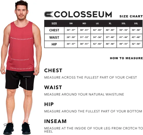 Vista 6 de Colosseum Active Performance - Camiseta sin mangas elástica de cuatro vías para hombre
