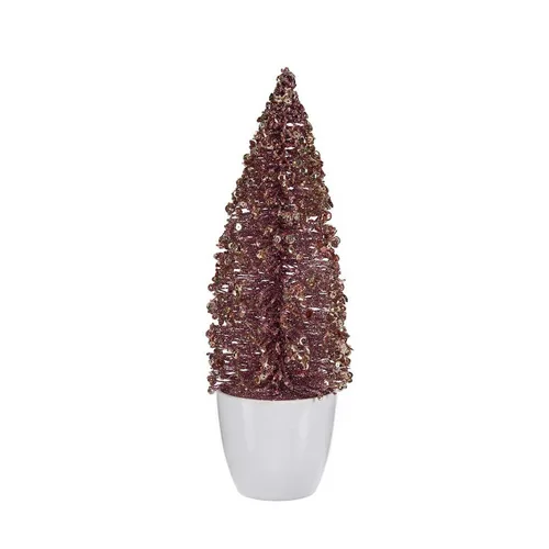 Vista 2 de Árbol de Navidad Krist+ Rosa Dorado Plástico 9 x 28 x 9 cm Pequeño
