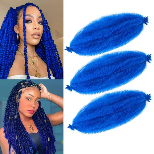 Vista 21 de Trenzas Afro Twist de 12 pulgadas - Cabello trenzado al crochet estilo Afro (12 pulgadas (Paquete de 3), 30#)