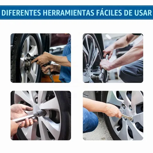 Vista 5 de BELEY Kit de llave de tuerca de bloqueo de rueda 20PCS para Porsche VW
