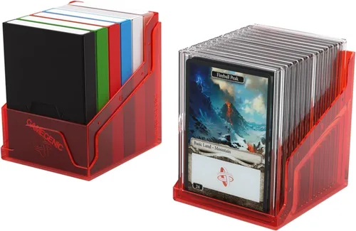 Vista 7 de Gamegenic Bastion 100+ XL Deck Box - Compacta, segura y perfectamente organizada para tus tarjetas intercambiables. Protege de forma segura más