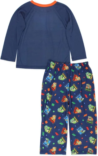 Vista 3 de Lego Jurassic World - Juego de pijamas de manga larga para niños (2 piezas)