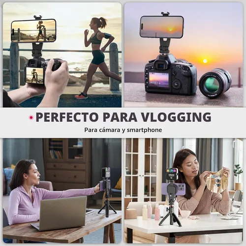 Vista 8 de ULANZI Soporte magnético para trípode MA23, adaptador magnético