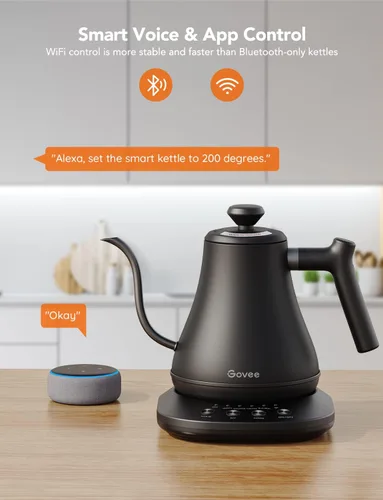 Vista 7 de Govee Paquete de termómetro de carne Bluetooth con hervidor eléctrico inteligente Govee
