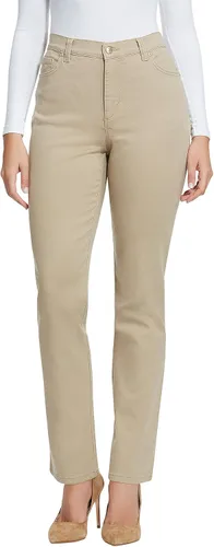 Vista 28 de Gloria Vanderbilt - Pantalones de mezclilla Amanda clásicos, de tiro alto y perneras cónicas petite para mujer Callisto