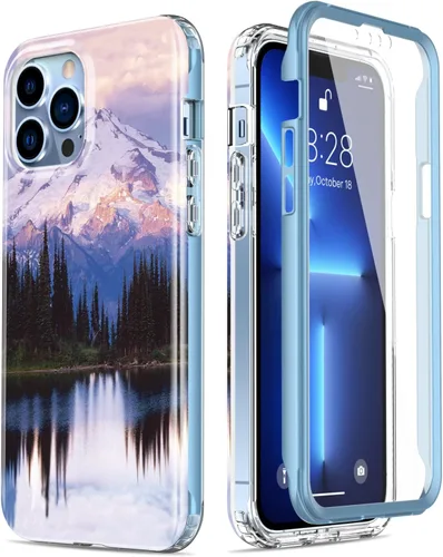 Vista 49 de Esdot Funda protectora para iPhone 13 Mini con protector de pantalla integrado, protección de grado militar con diseños de moda para mujeres